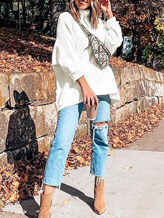 ANRABESS Turtleneck Sweater