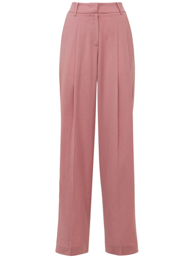 Gelso High Rise Pleated Wide Leg Pant