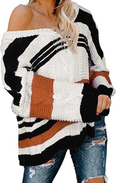 Ecrocoo Off Shoulder Sweater