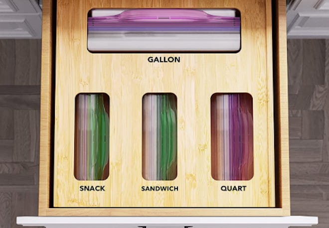 SpaceAid Bamboo Bag Organizer