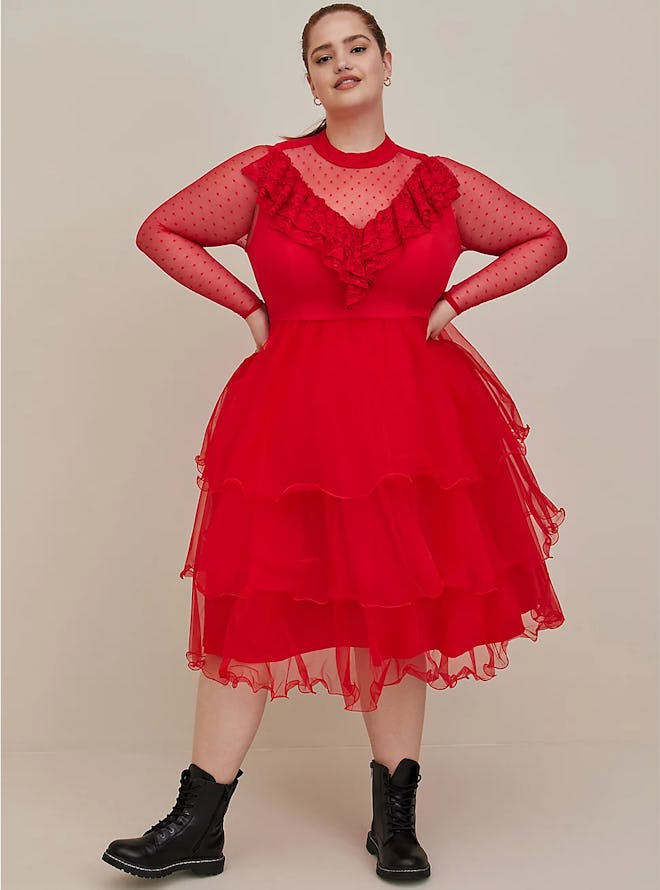 Beetlejuice Lydia Midi Dress