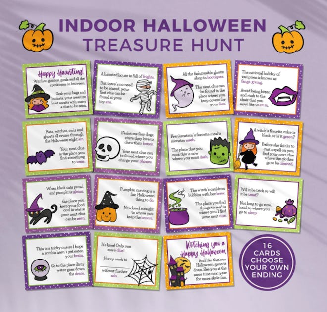 Studio Merriment Indoor Halloween Scavenger Hunt Game for Kids