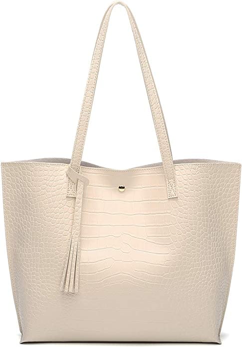 Dreubea Soft Faux Leather Tote