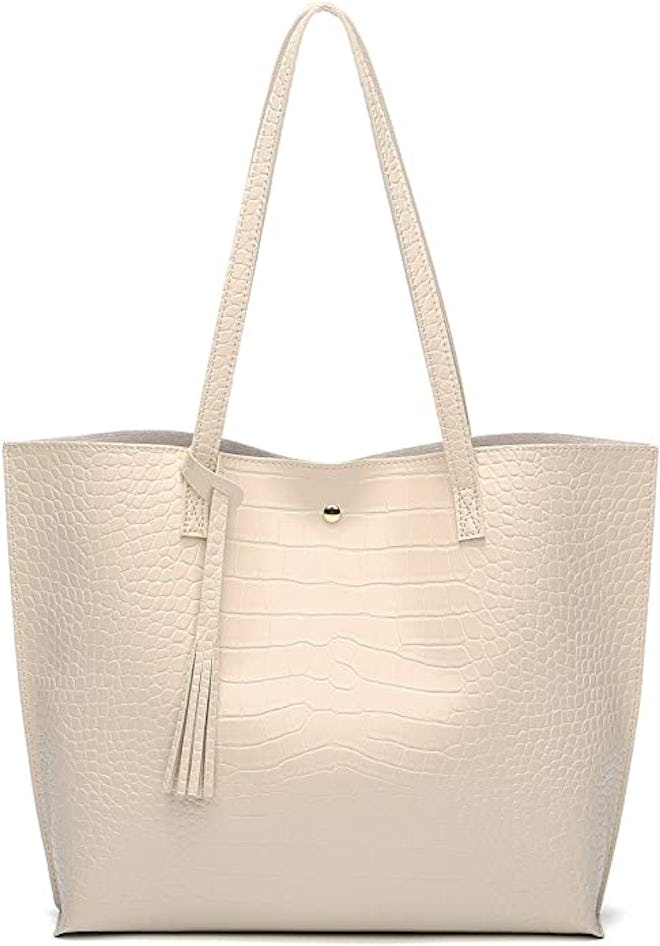 Dreubea Soft Faux Leather Tote