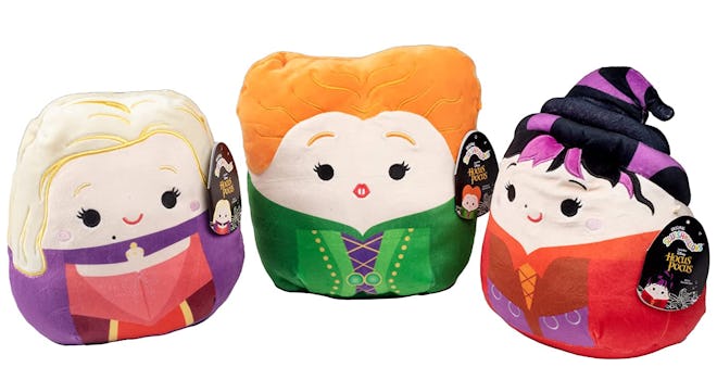 This set of 'Hocus Pocus' plush witches are a Halloween Squishmallow set to buy in 2022.