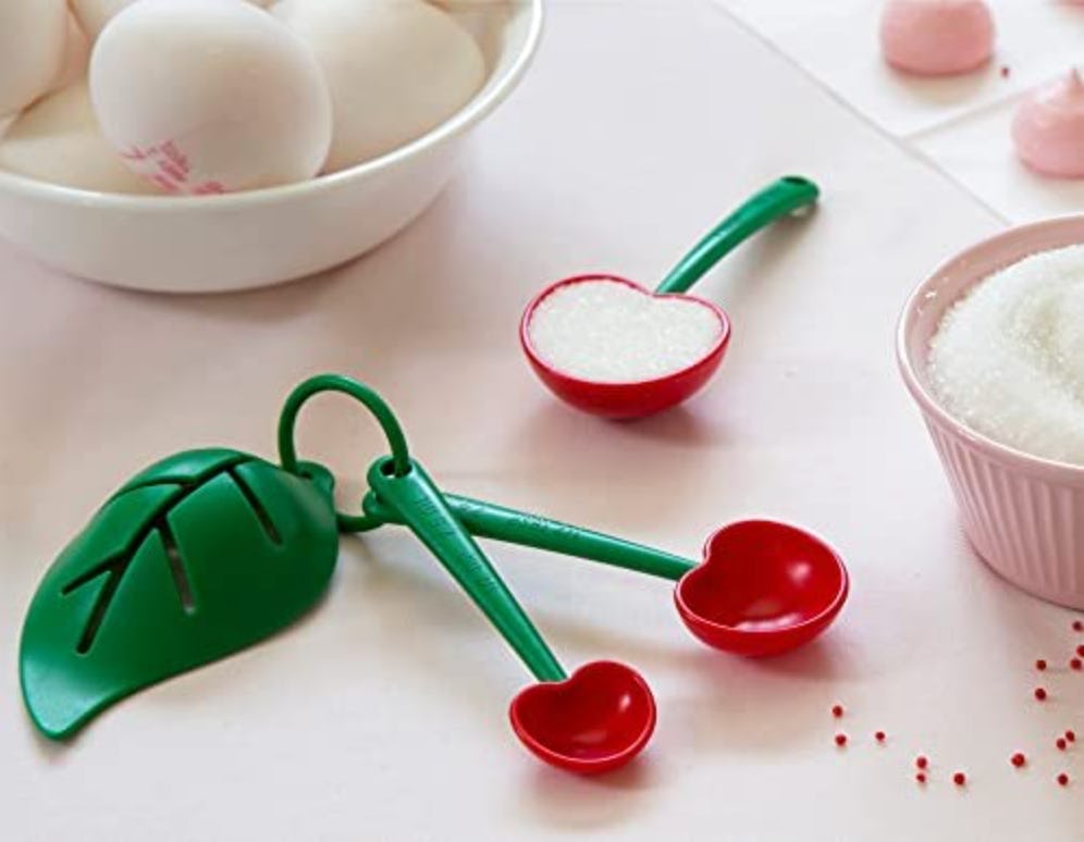 OTOTO Mon Cherry Measuring Spoons &amp; Egg Separator