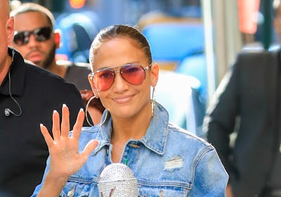Jennifer Lopez is seen heading to Madison Square Garden