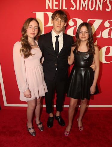 Sarah Jessica Parker's Twins, Marion and Tabitha, Make an Unusual Look 2 Marion Loretta Elwell Broderick, James Wilkie Broderick, and Tabitha Hodge Broderick pose at the ope...