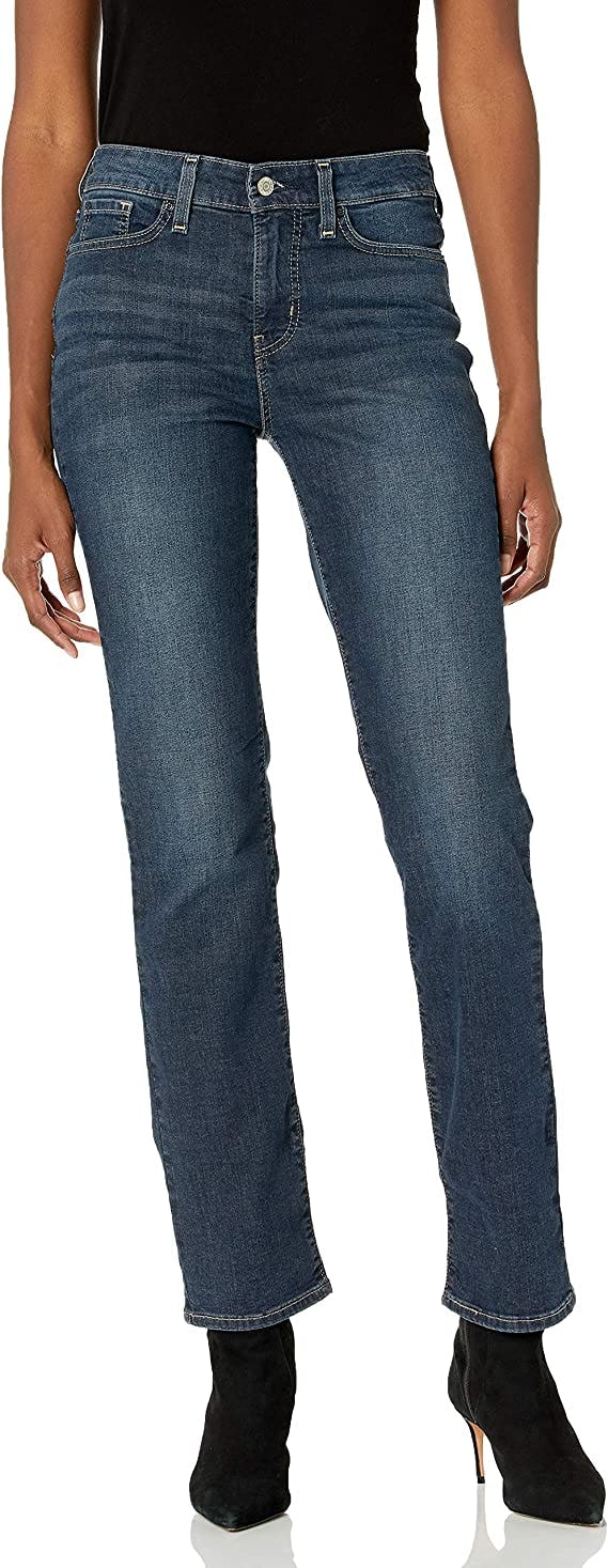 Signature by Levi Strauss &amp; Co. Gold Label Curvy Totally Shaping Straight Jeans
