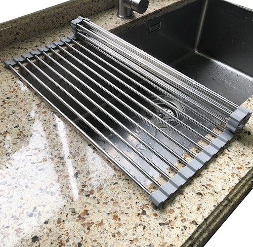 Tomorotec Roll Up Dish Drying Rack 