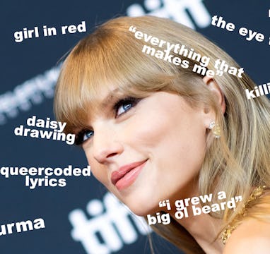 US singer Taylor Swift attends "In Conversation With... Taylor Swift" during the 2022 Toronto Intern...