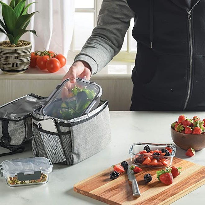 FineDine Insulated Lunch Box Set (5-Piece Set)