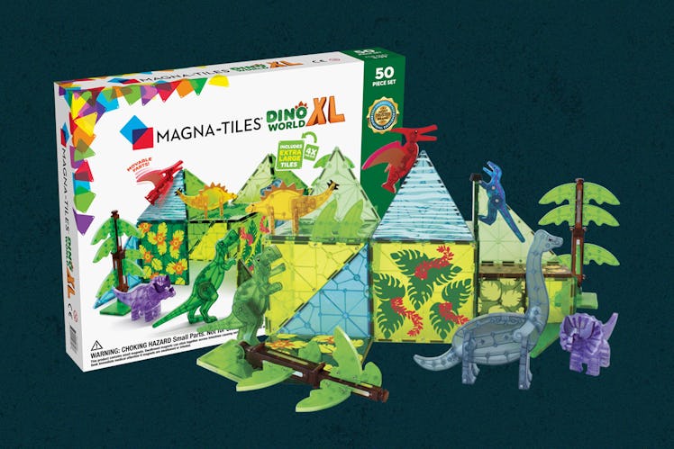 Magna Tiles Dino World XL 50-Piece Set