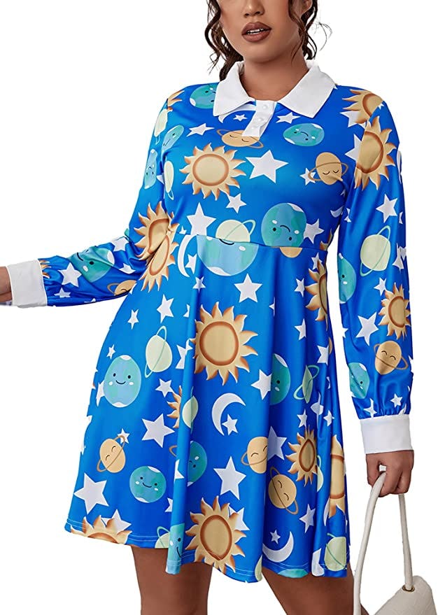 Peter Pan Collar Aline Fit and Flare Dress