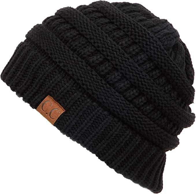 C.C. Cable Knit Beanie