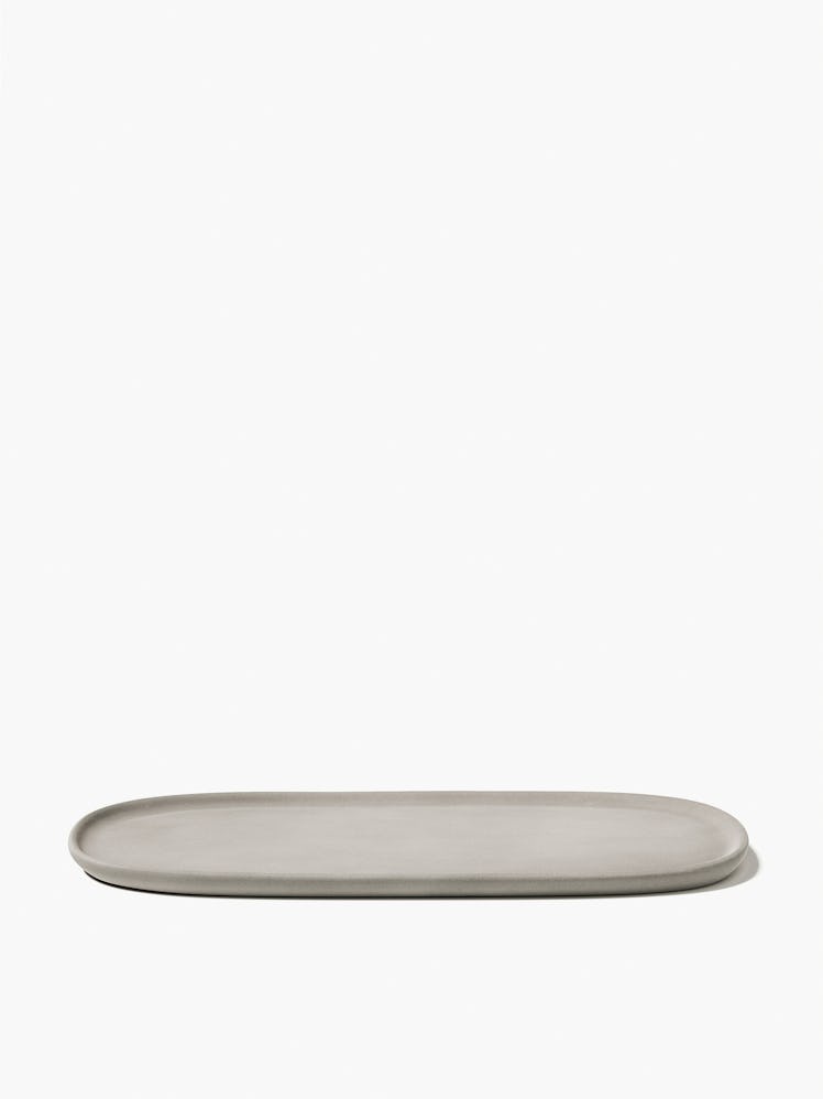 This vanity tray is part of the SKKN By Kim home accessories collection. 