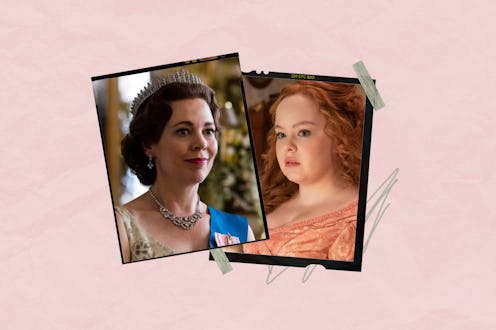 'The Crown's Olivia Colman & 'Bridgerton's Nicola Coughlan.