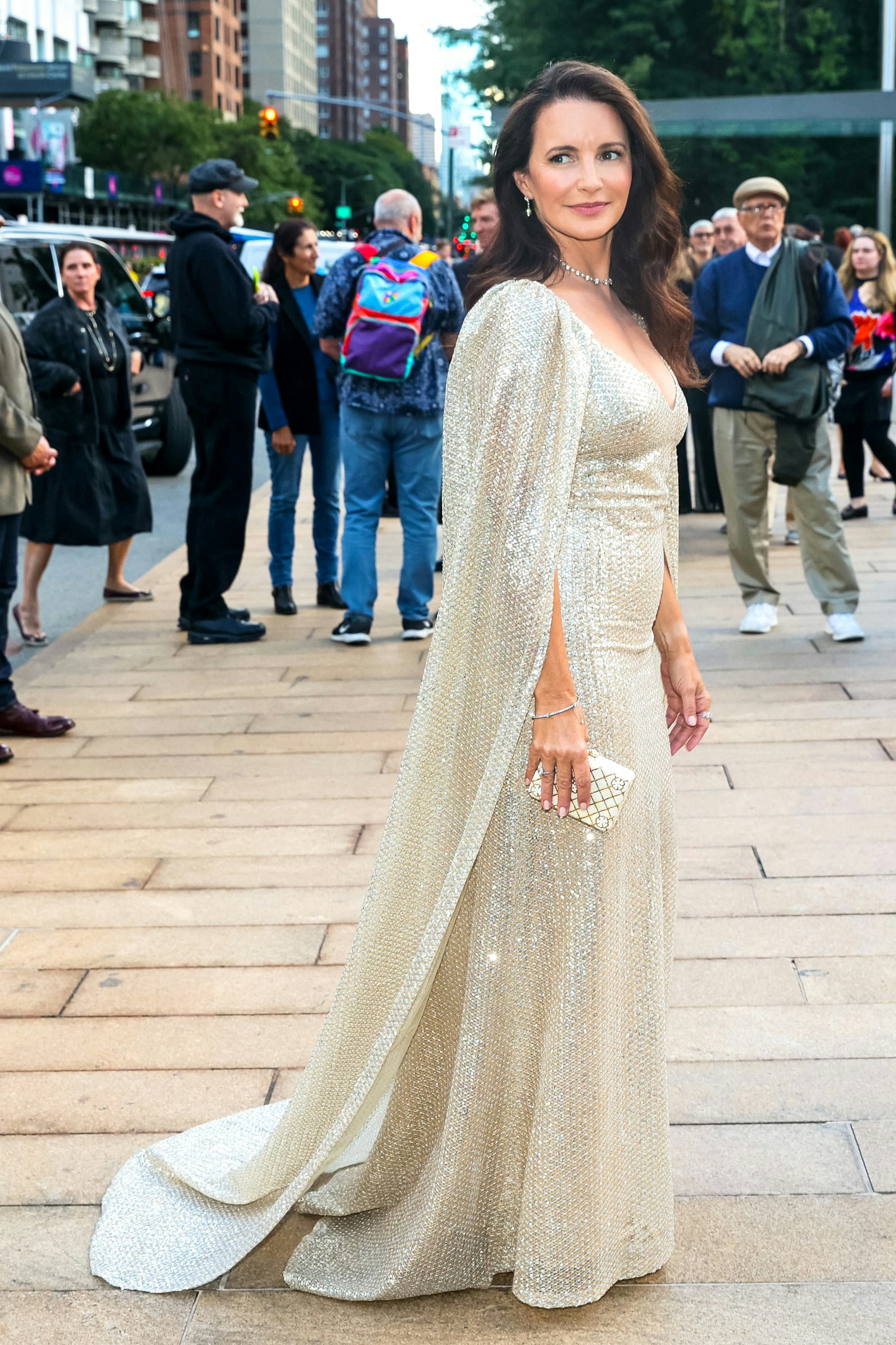 Kristin Davis is seen arriving to the New York Ballet 2022 Fall Fashion Gala at David H. Koch Theate...