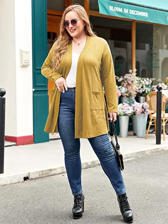 LARACE Open Front Cardigan