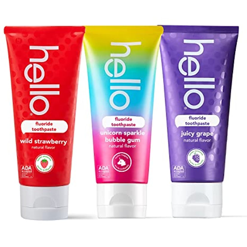 Hello Toothpaste for Kids (Set Of 3)