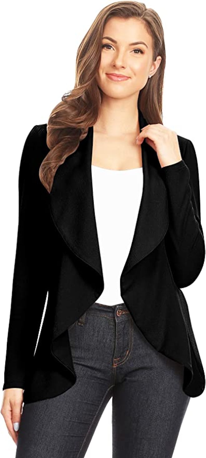 HEO CLOTHING Open Front Blazer