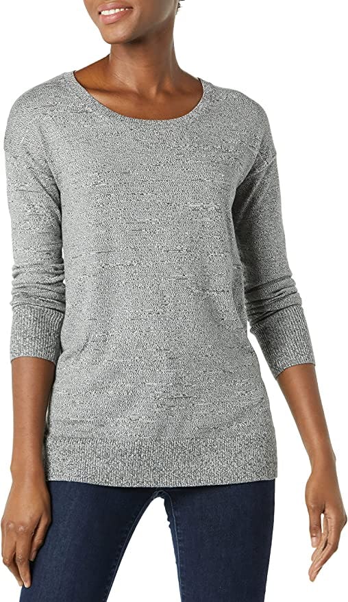 Amazon Essentials Lightweight Scoop Neck Tunic Sweater