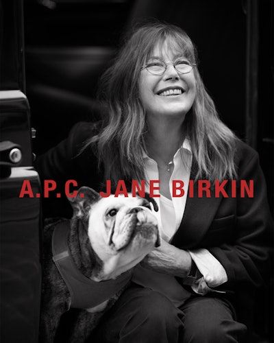 A.P.C. Jane Birkin Fall/Winter 2022 fashion campaign