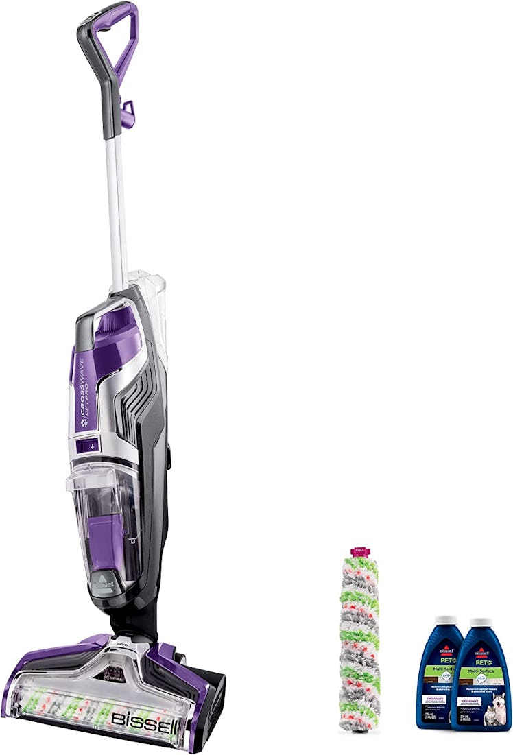 Vacuum and mop your apartment with one tool, thanks to the Bissell Crosswave Wet Dry Vacuum. 