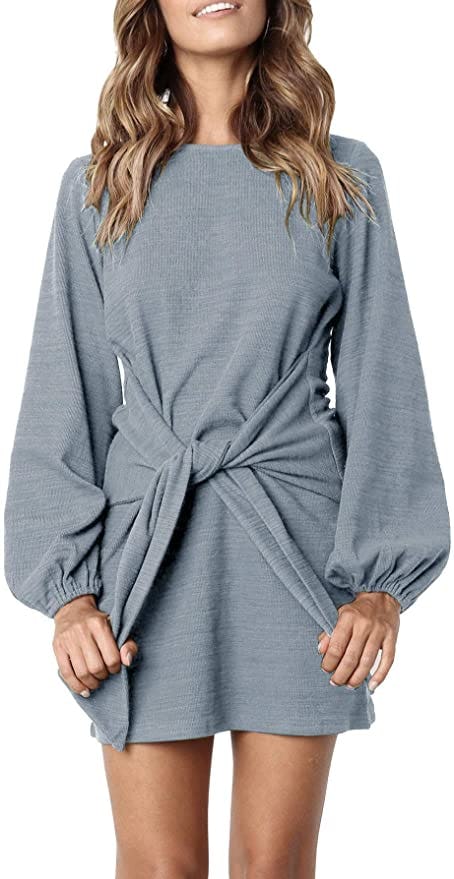 R.Vivimos Tie Waist Knit Dress