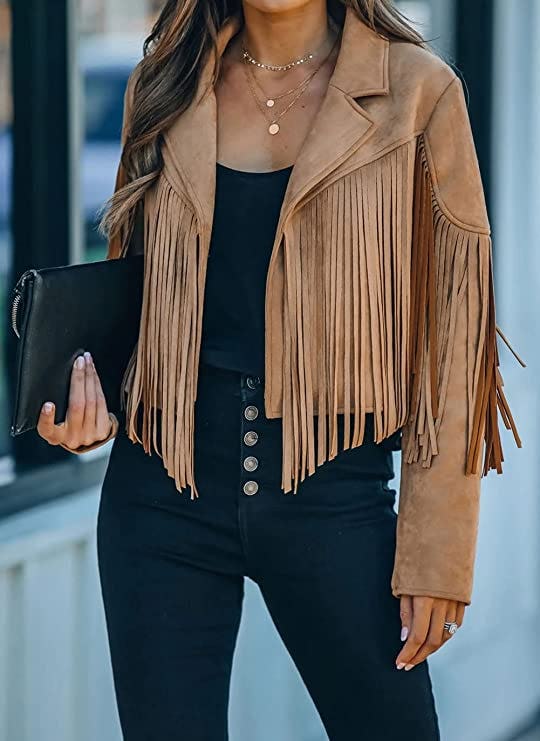 CHARTOU Fringe Moto Jacket