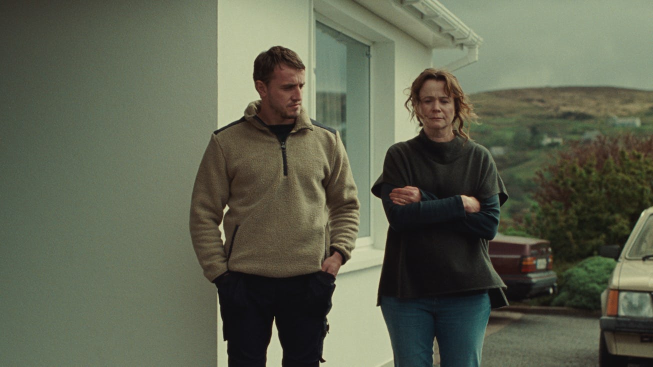 Paul Mescal & Emily Watson cutout from the movie scene.