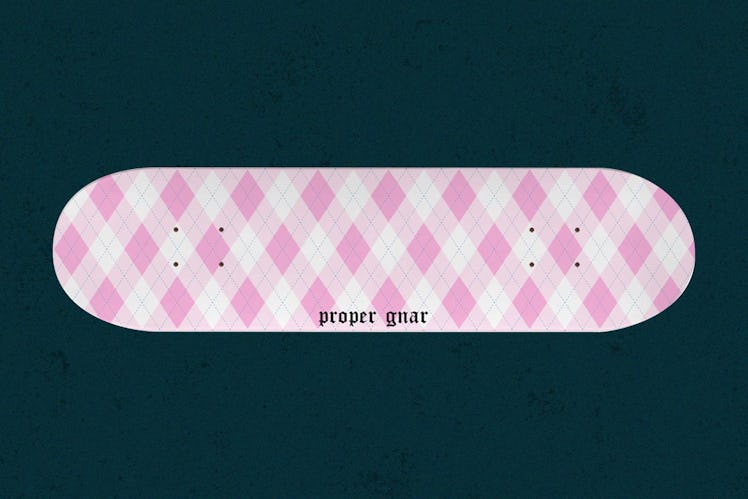 Proper Gnar Argyle Skateboard Deck