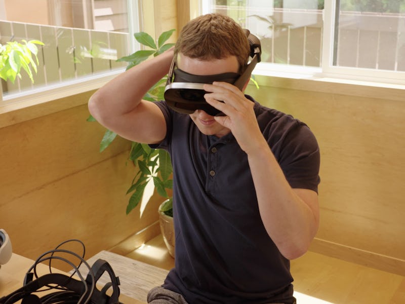 Mark Zuckerberg wearing the Metal Quest Pro