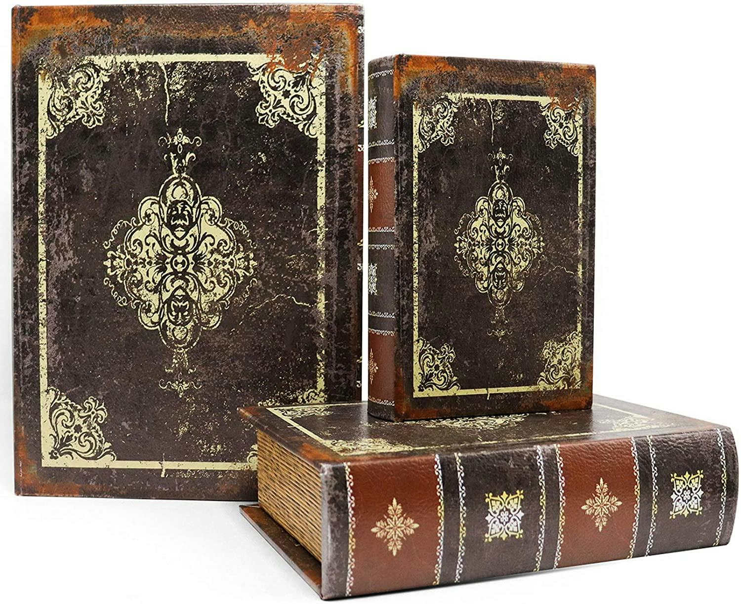 Jolitac Decorative Book Boxes (Set of 3)
