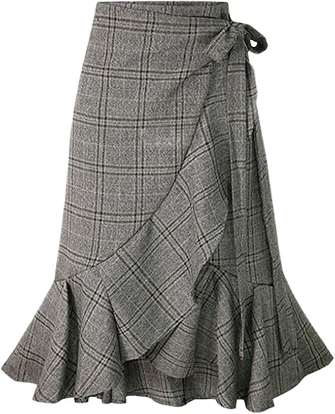 chouyatou Midi Wrap Skirt