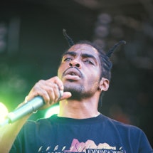 Rapper Coolio performing in 1996