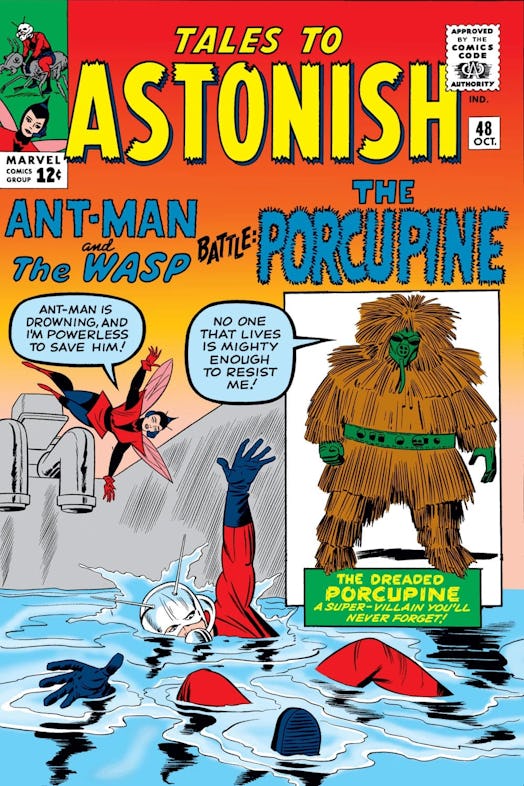 Porcupine on the cover of Tales to Astonish #48