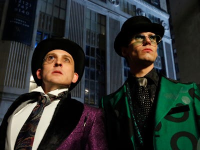 The Penguin and the Riddler from the tv show Gotham.