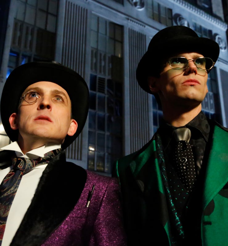 The Penguin and the Riddler from the tv show Gotham.