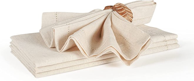 Ramanta Home Cotton-Flax Napkins (4-Pack)
