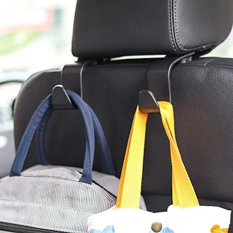 Amooca Car Seat Headrest Hooks (4-Pack)