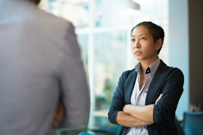 Make eye contact when you want to turn down someone who is asking you out.