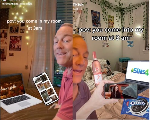 The Rodger Cleye "POV: You walk into my room" TikTok trend, explained.