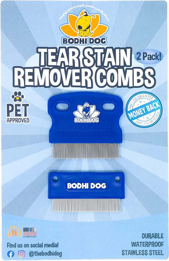 Bodhi Dog Tear Eye Stain Remover Combs (Set of 2)