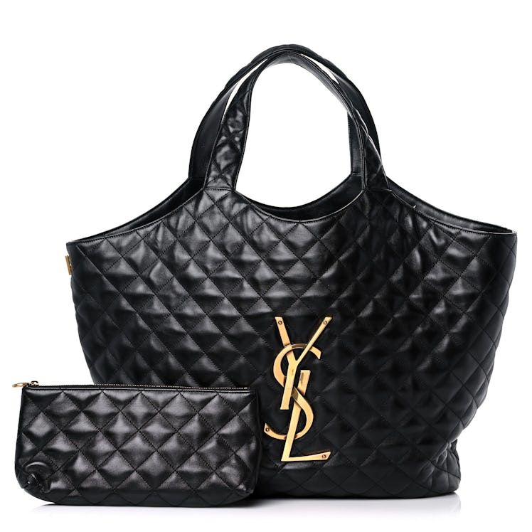 Saint Laurent black Icare tote bag