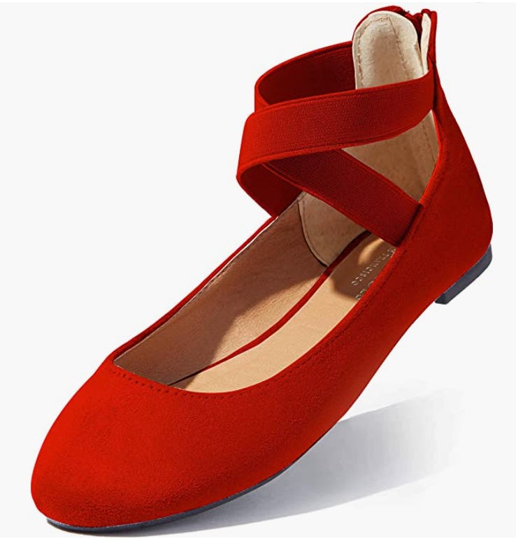 DailyShoes Ankle Strap Flats