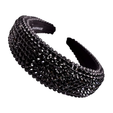 Wear headbands like Kate Middleton's with this Women's Sparkling Crystal Padded Headband