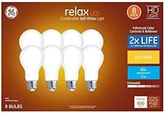 GE Relax Dimmable Soft White Light Bulbs (8-Pack)