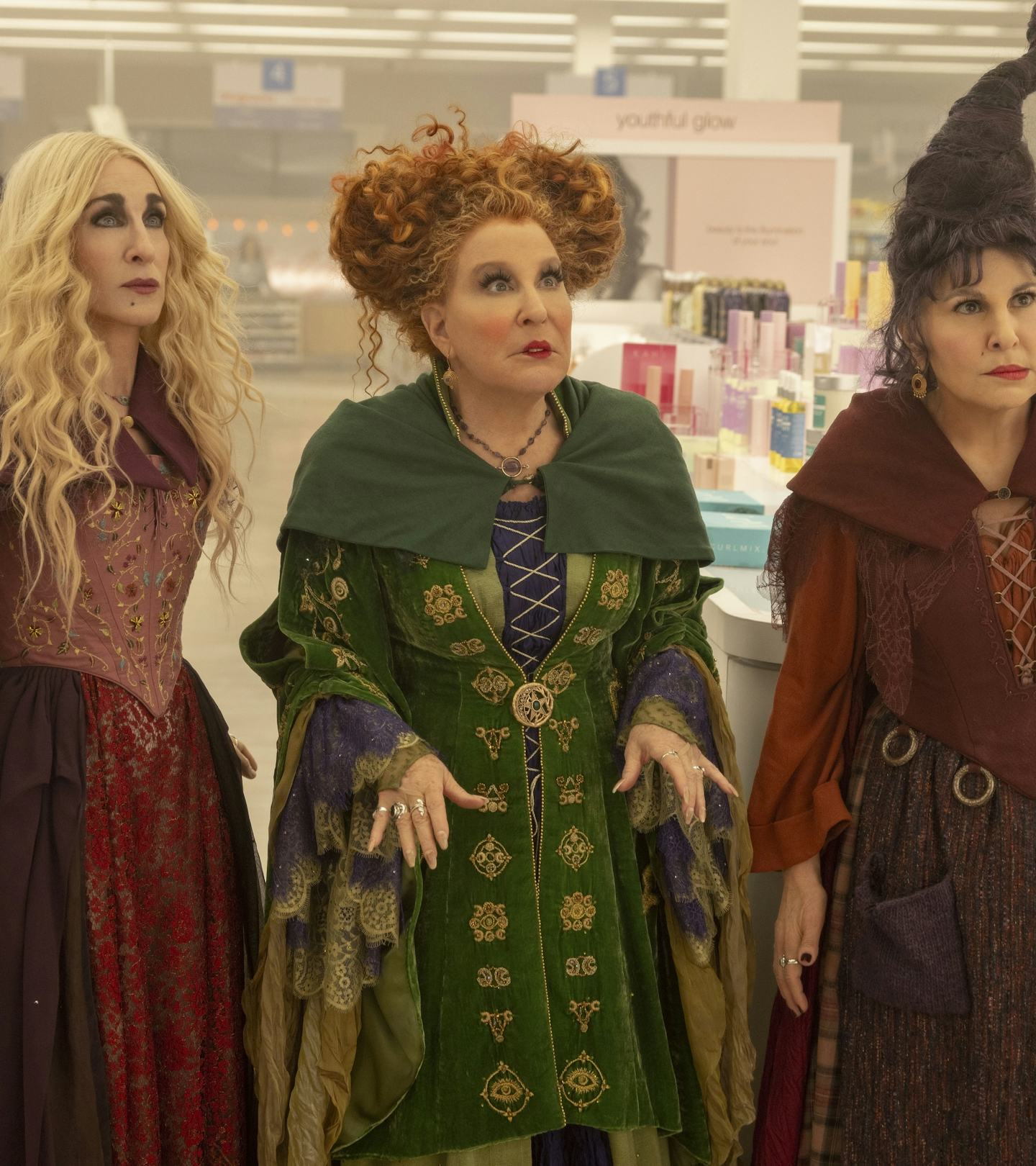 The Sanderson Sisters As Kids Vs. Now In 'Hocus Pocus 2'