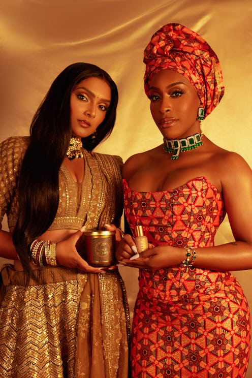 Deepica Mutyala of Live Tinted and Jackie Aina of FORVR Mood teamed up for Diwali 2022.